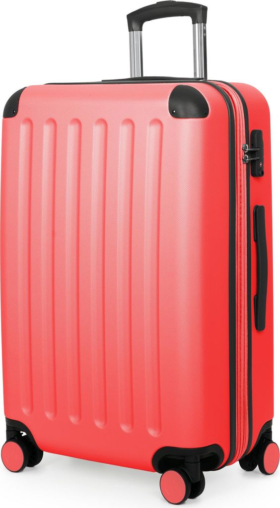 HAUPTSTADTKOFFER Spree - Trolley 65cm mit Erweiterung, Hardshell Suitcase, Check-In Reisekoffer Gepäck 20 kg 4 Rollen, Hartschalen-Koffer TSA, 74L...