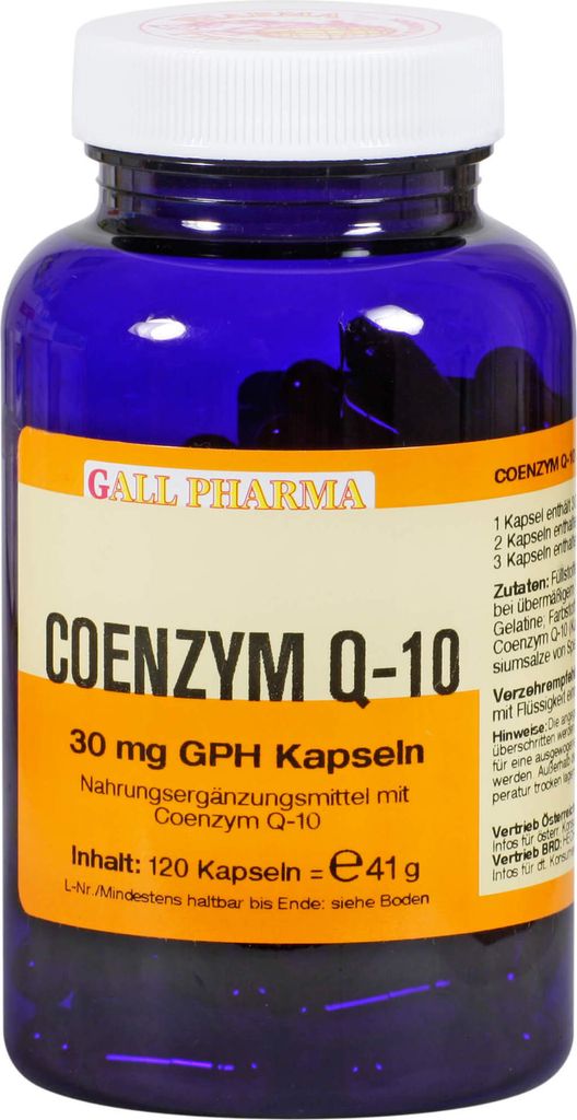 Coenzym Q10 Gph 30 mg Kapseln 120 St