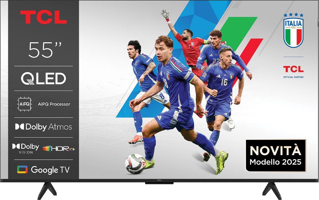 TCL P7K 55P7K TV 139.7 cm (55") 4K Ultra HD Smart TV Wi-Fi Metallic 450 cd/m²