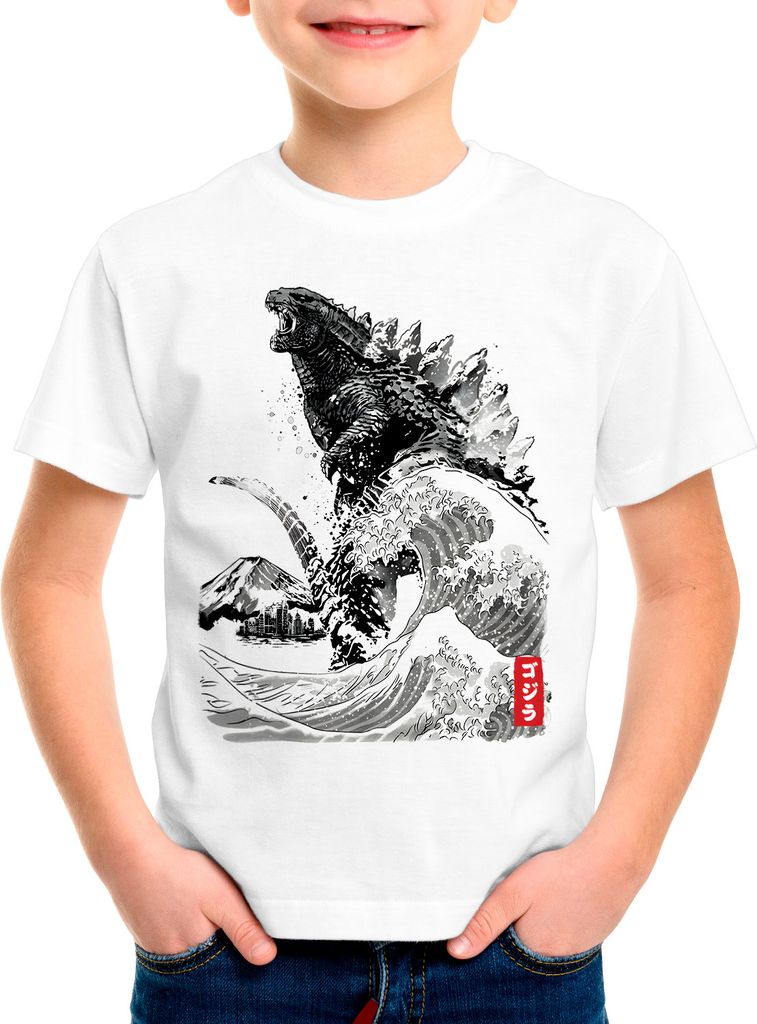 style3 Kaiju Rise Kinder T-Shirt japan monster nipon tokio tokyo