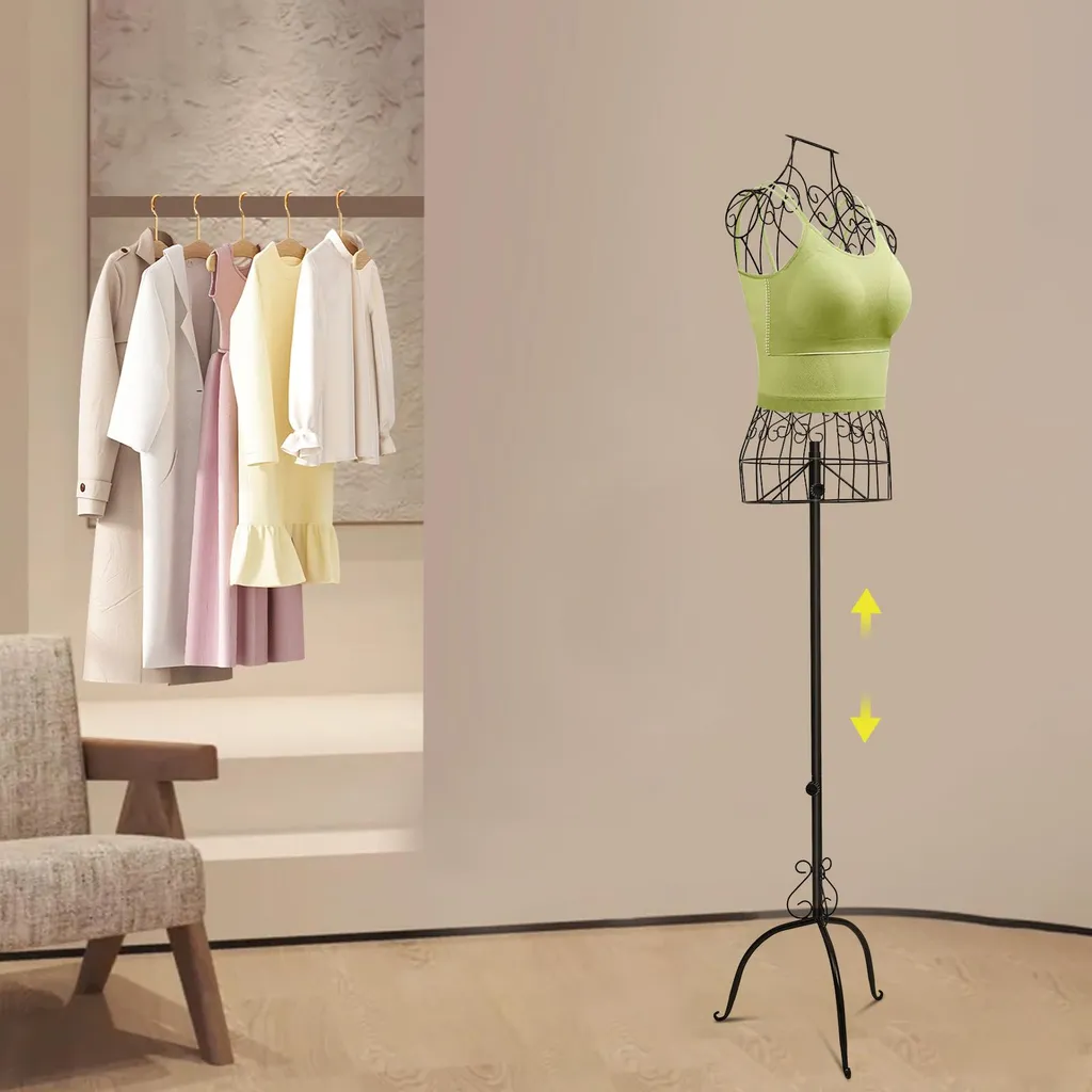 Mannequin couture métal pour création de vêtements et étalage de magasin