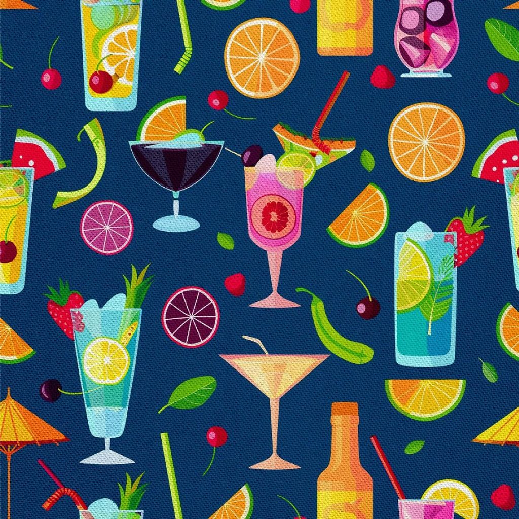 OUTDOOR DEKOSTOFFE OXFORD - Motiv Cocktail | DX8343