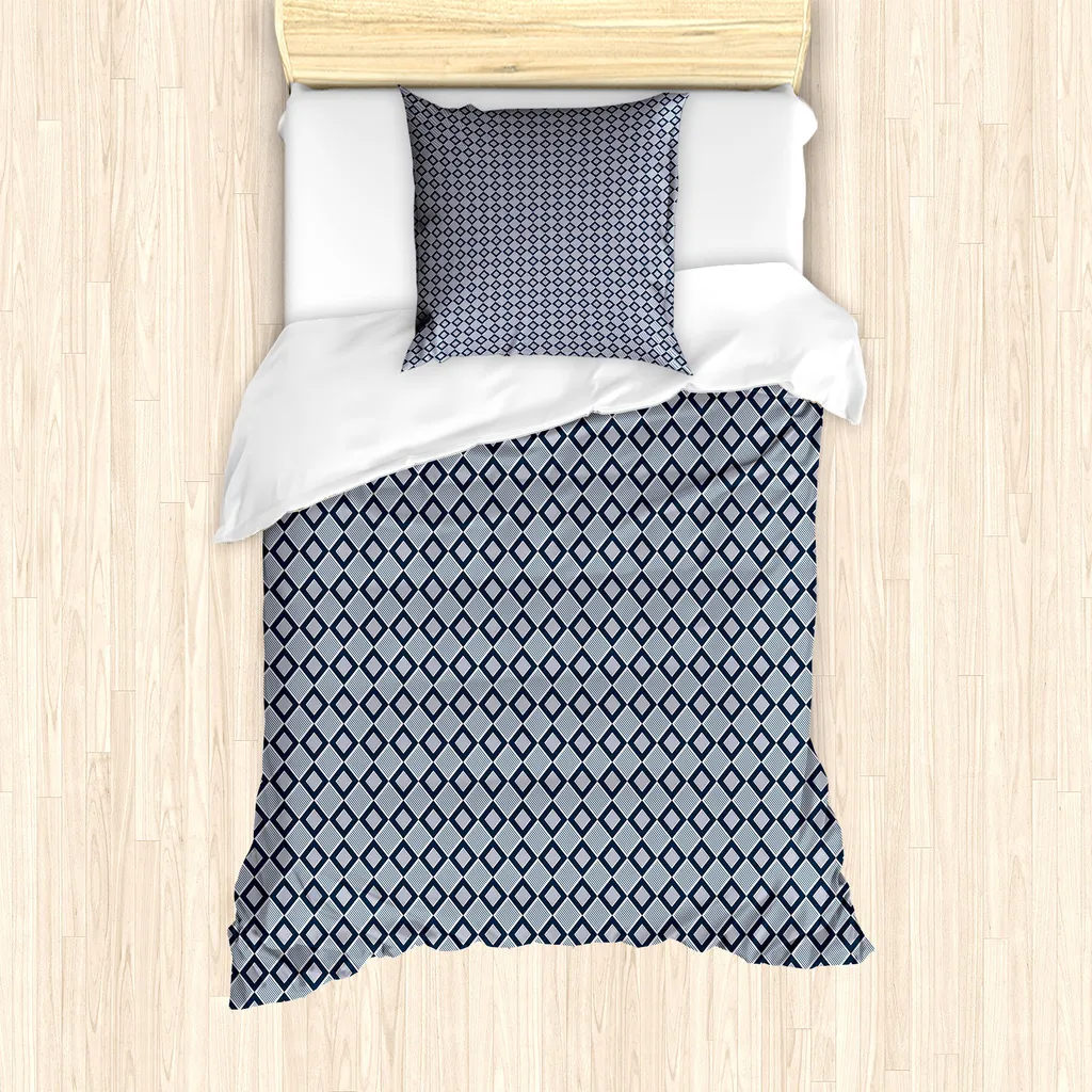 Set Letto Singolo ABAKUHAUS Viola 135x200 | Lavabile e Resistente