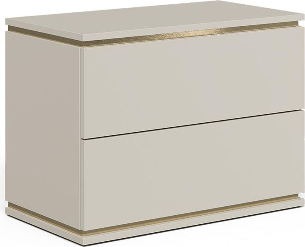 Table de chevet Vicco Linette Cachemire 66x48.6cm avec 2 Image du produit 