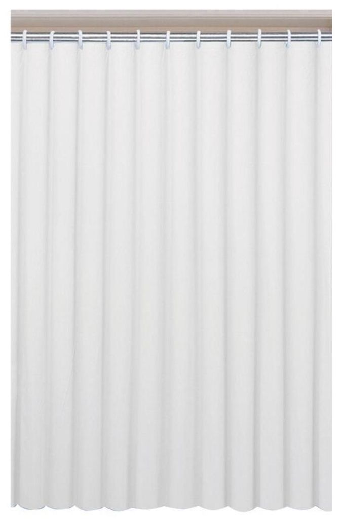 Sprchová záclona 120 x 200 cm, PEVA, biela Obrázok produktu 