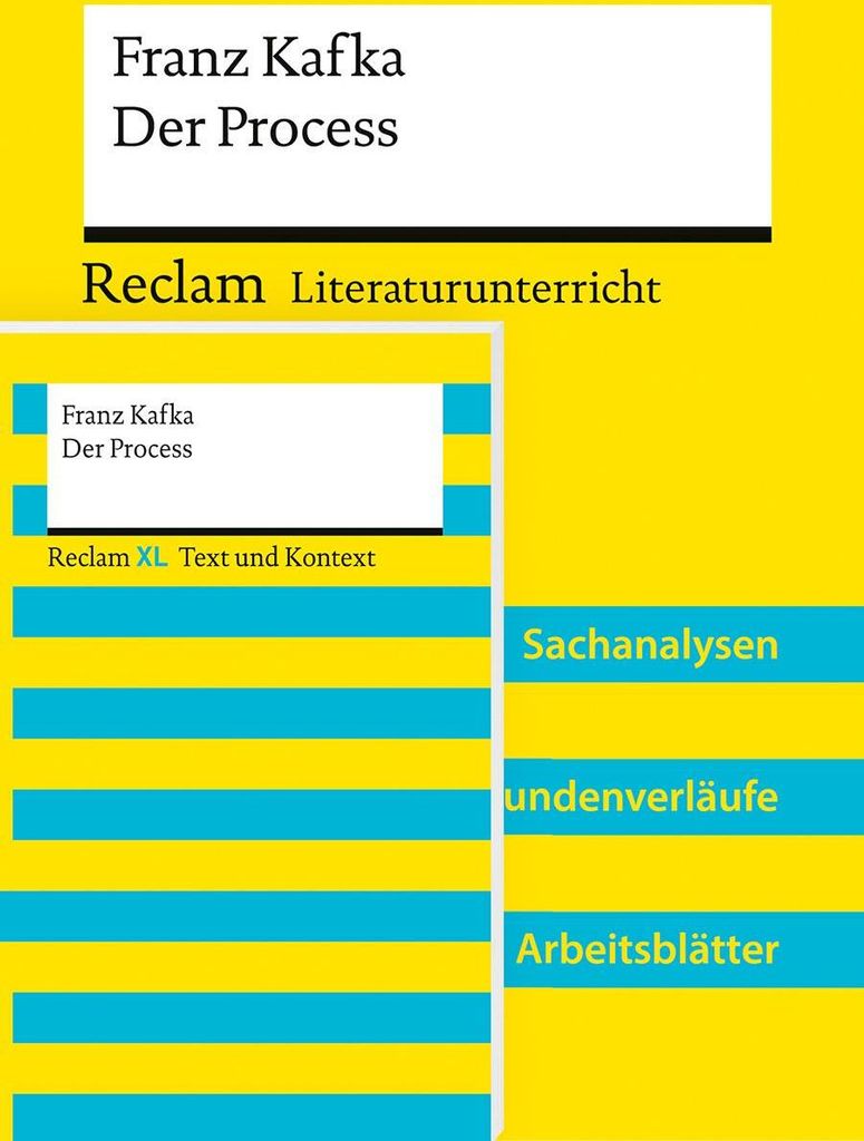 Paket für Lehrkräfte "Franz Kafka: Der Process" (Textausgabe und Lehrerband). 2 Bände eingeschweißt