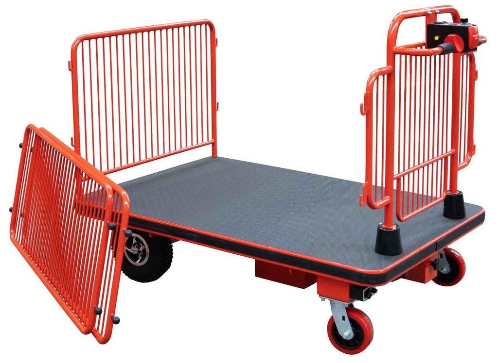 Schefer Plattformwagen elektrisch PFWE Premium Tragkraft 400kg Plattformgröße 1280x910 mm
