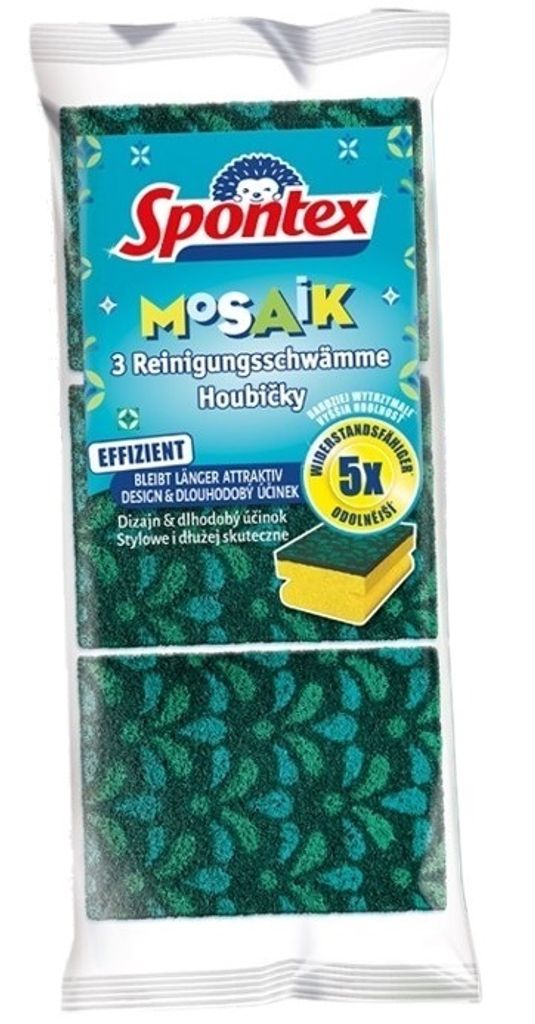 Spontex Schwamm Mosaik 19411056 sort. 3St. Produktbild 15