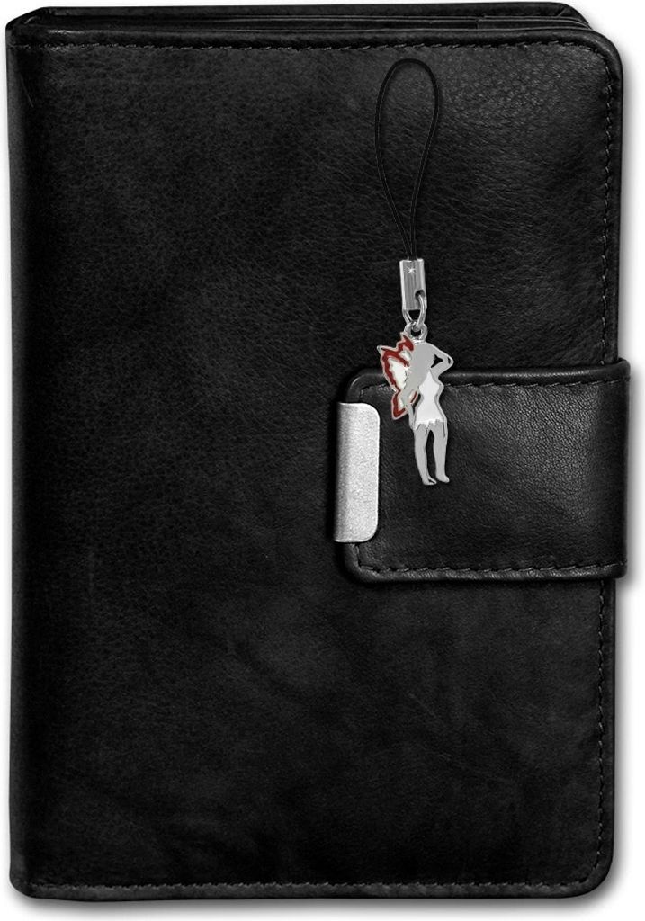 Money Maker Echtleder Damen Portemonnaie RFID Schutz schwarz 9x3x13 OPJ701S