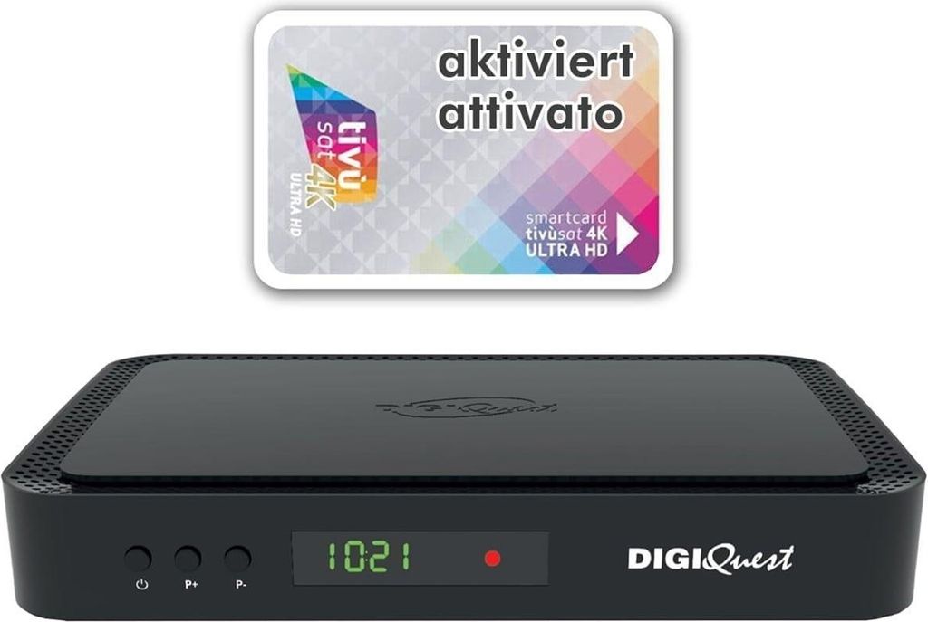 Digiquest Q80 4K Satellit, Terrestrisch 4K Ultra HD Schwarz