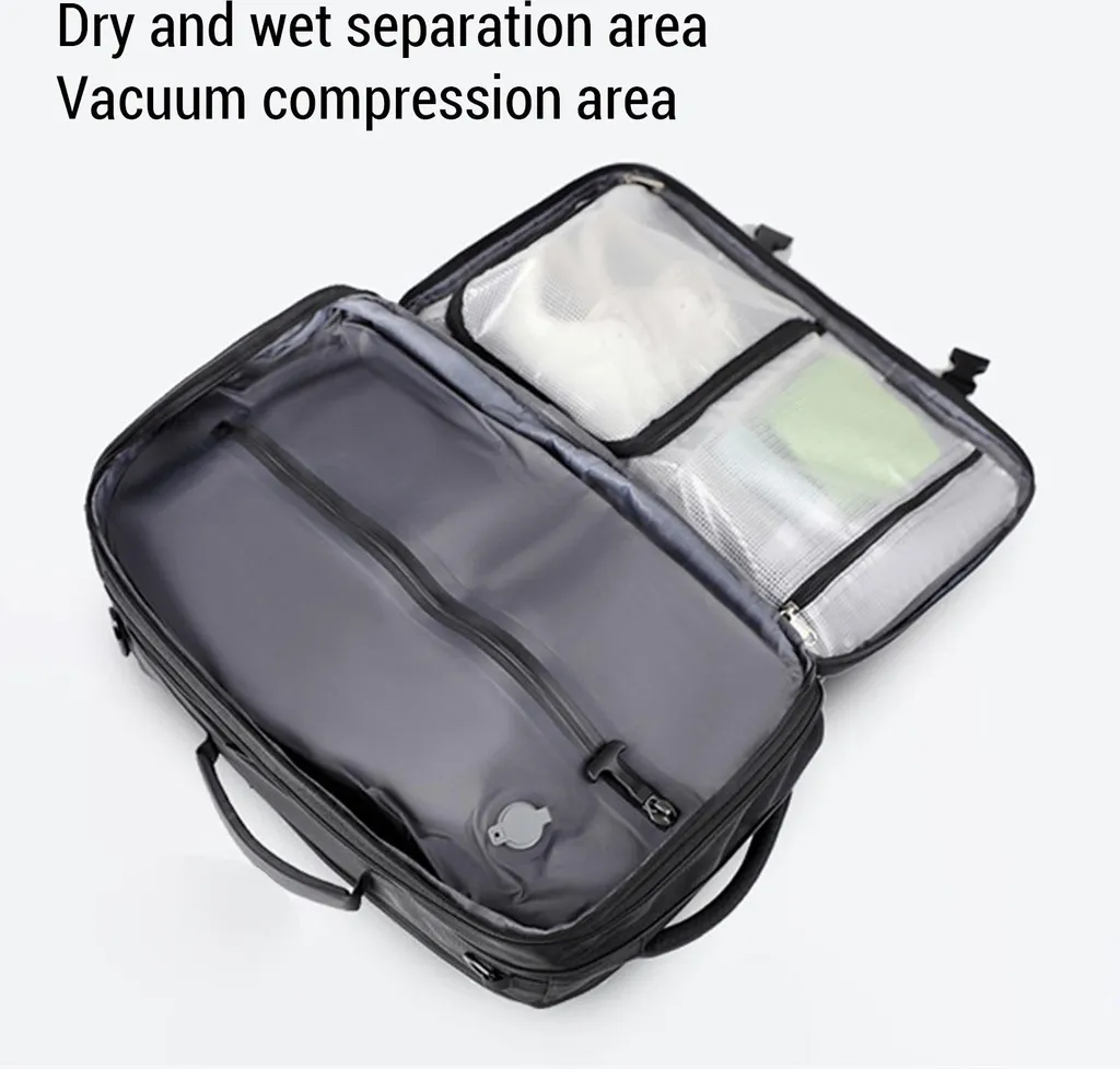 Sac à dos compression sous vide 35L : évitez les plis et gagnez de la place - 5