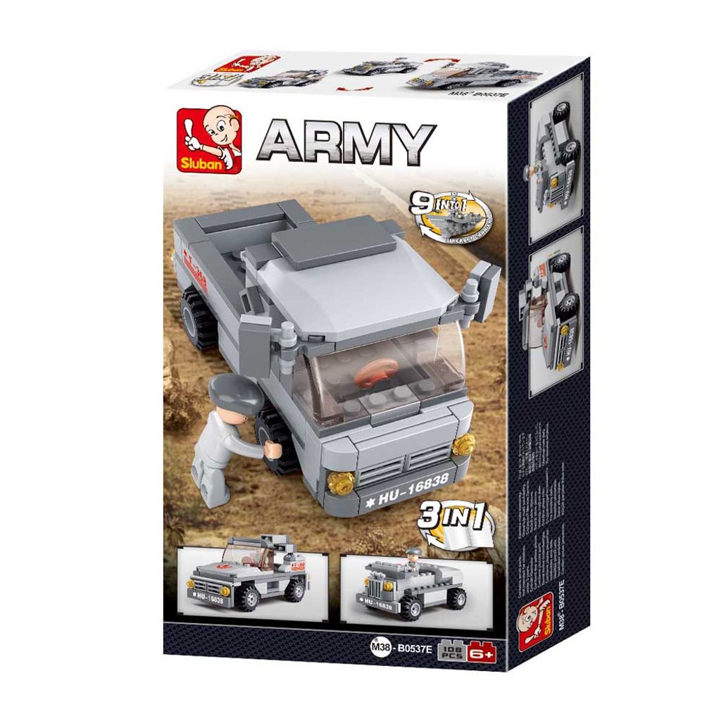 Sluban Army Truppentransporter 3-in-1 M38-B0537E