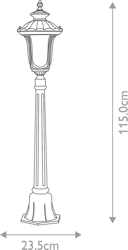 Lampe extérieure Chicago Elstead 100W E27 résistante aux intempéries - 5