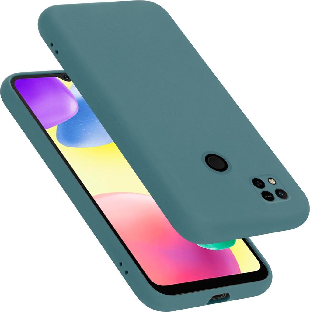 Cadorabo Schutzhülle für Xiaomi RedMi 9C / RedMi 10A Hülle in Grün Handyhülle Case Cover TPU Etui