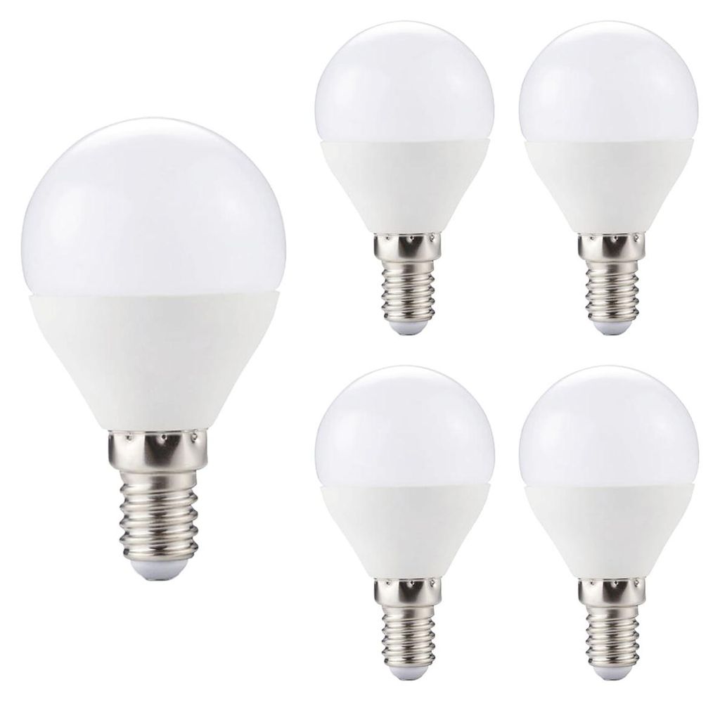 Kobi E14 LED Kugellampe 6W 470lm 3000K 230V 5 Stück