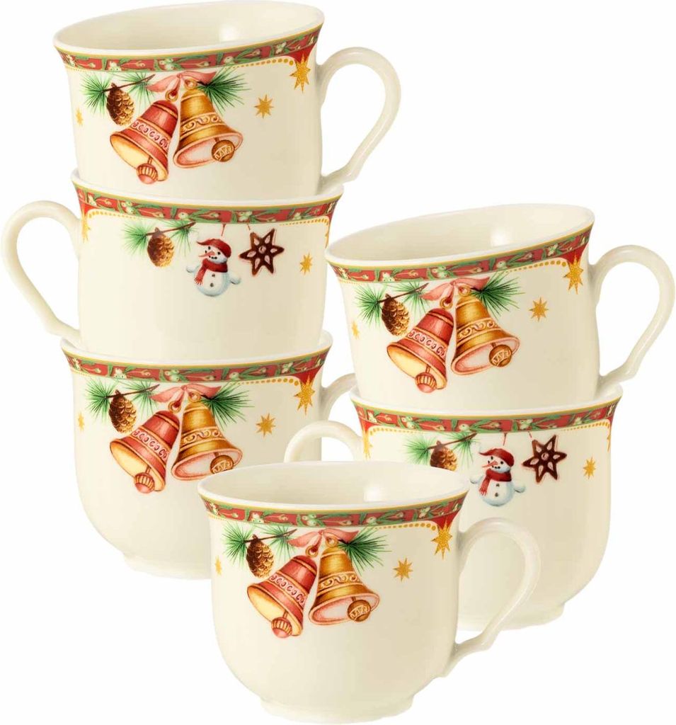 Seltmann Weiden Marieluise Weihnachtsnostalgie Kaffeetasse 230 ml 6er Set