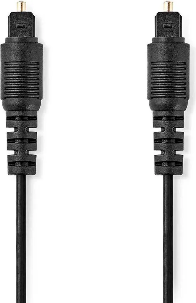 Cavo audio ottico | TosLink maschio | TosLink maschio | 5,00 m | Rotondo | PVC | Nero | Scatola