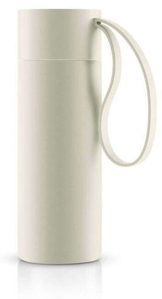 Eva Solo Isolierbecher To Go Cup Coconut, Edelstahl, Kunststoff, Beige, 350 ml, 567008