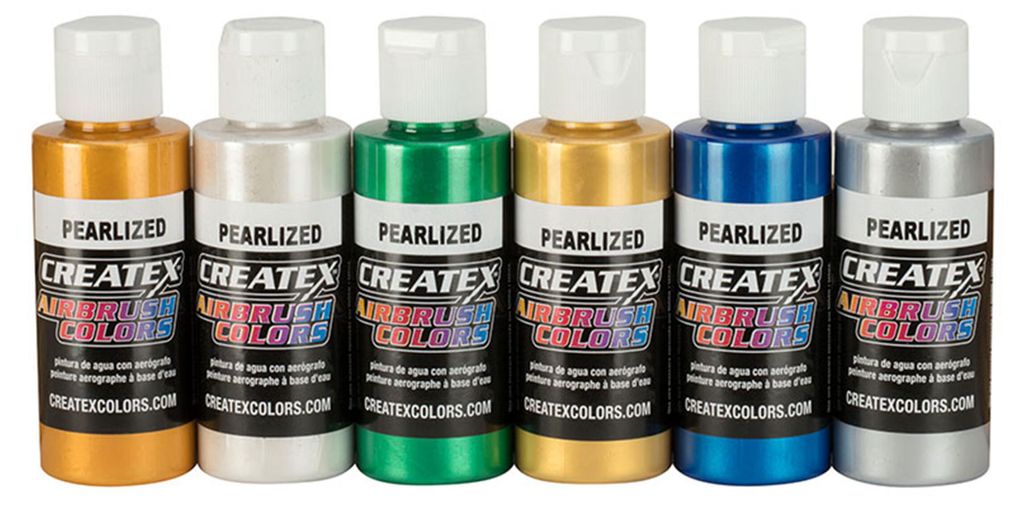 Createx Airbrushfarben perlierend beginners Starter Set Produktbild 
