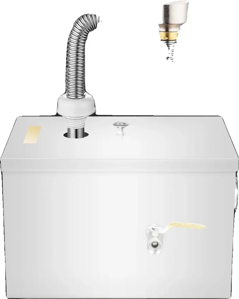 Séparateur de graisse 20L en acier inoxydable à 4 niveaux de filtration