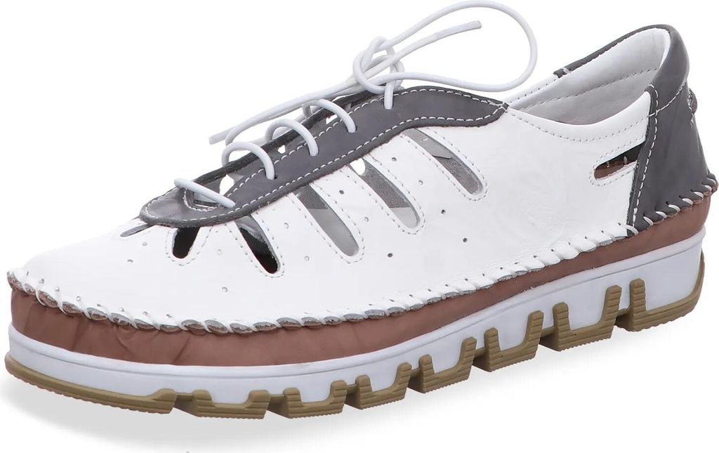 Gemini Damen Schnürschuh weiß Größe 38 Produktbild 