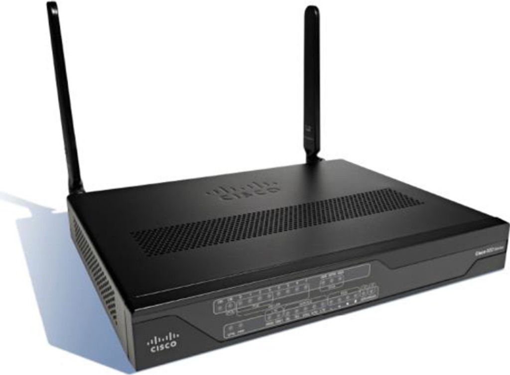 Cisco C887VAG-4G-GA-K9, Wi-Fi 4 (802.11n), Ethernet/LAN, 3G, 4G, Schwarz, Tabletop-Router