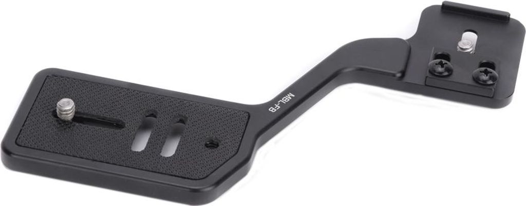 Entatial Taschenlampenhalterung Aluminiumlegierung Kamera Taschenlampenstativhalterung mit doppelter 1/4 Zoll Schraube fr DSLR Stand fr Black