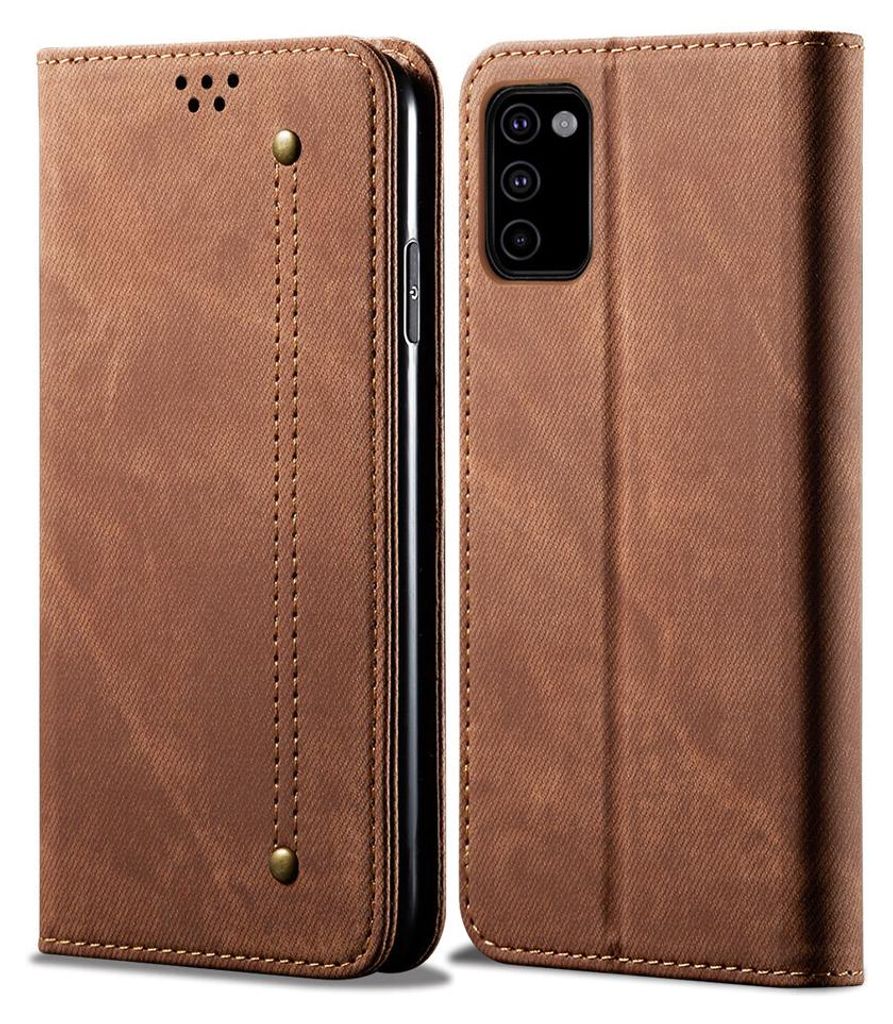 Galaxy M51 Hülle, LaimTop Denim Leder Brieftasche Produktbild 