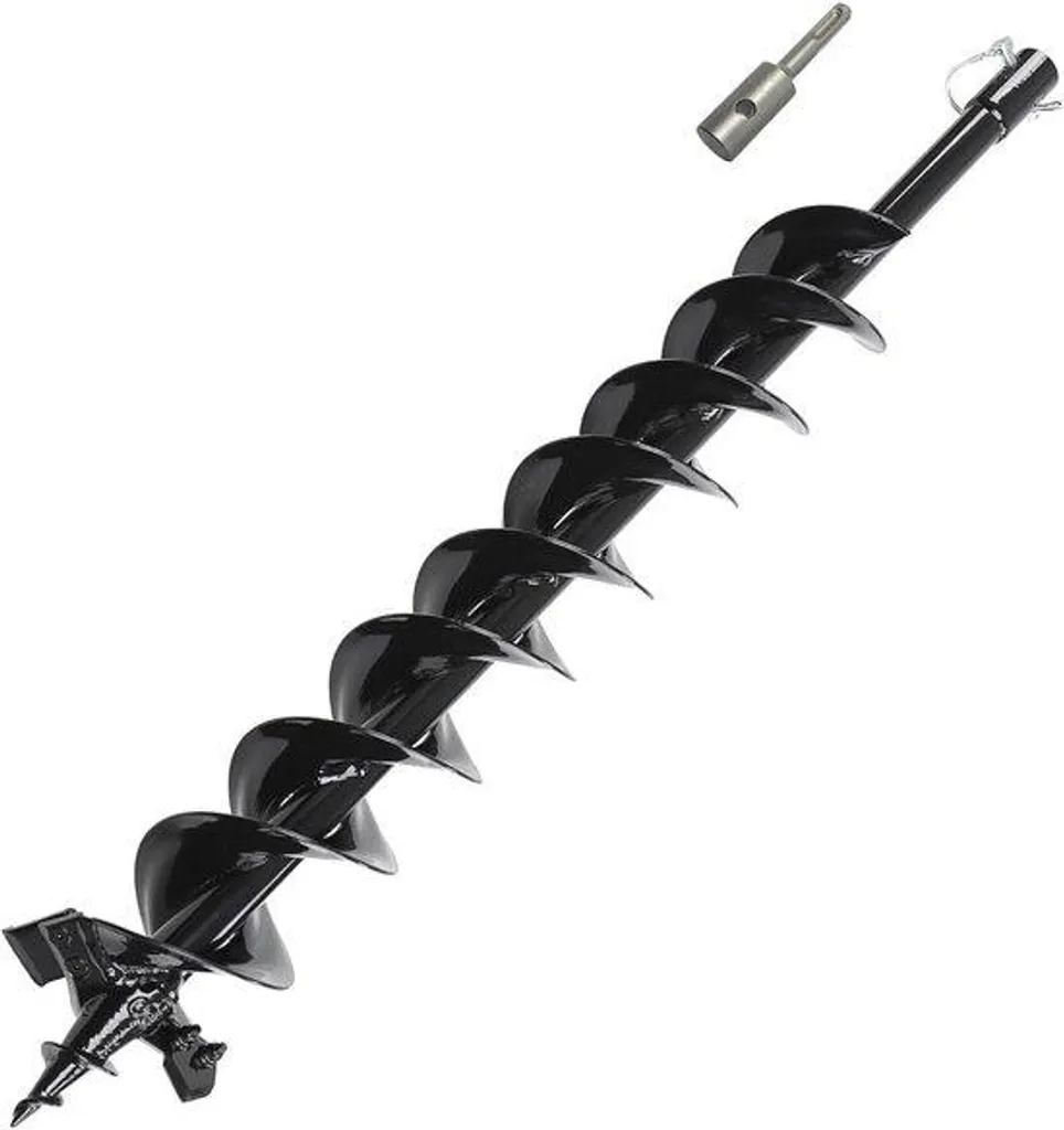 Tarière de jardin 120 mm pour plantation et poteaux de clôture - Acier