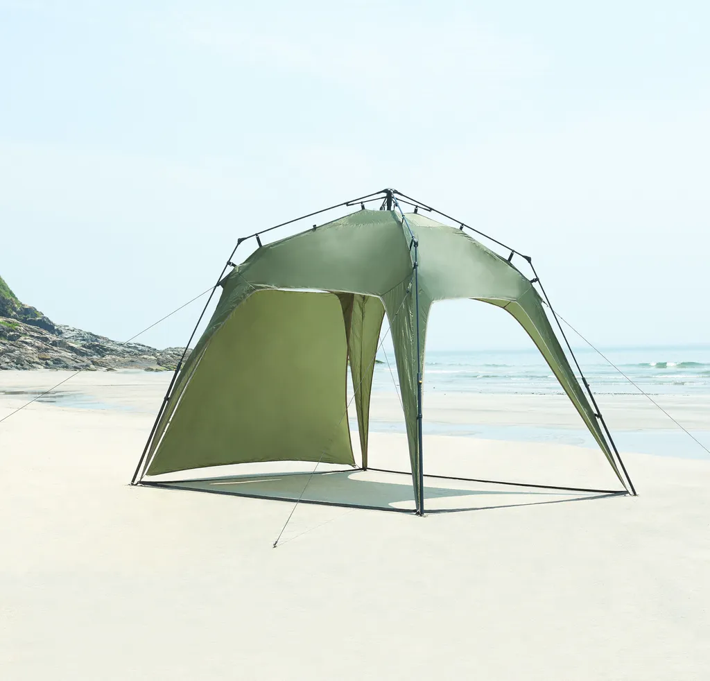 Gazebo per Famiglia Barendrecht 250x250 Verde con LED | Relax e Sicurezza