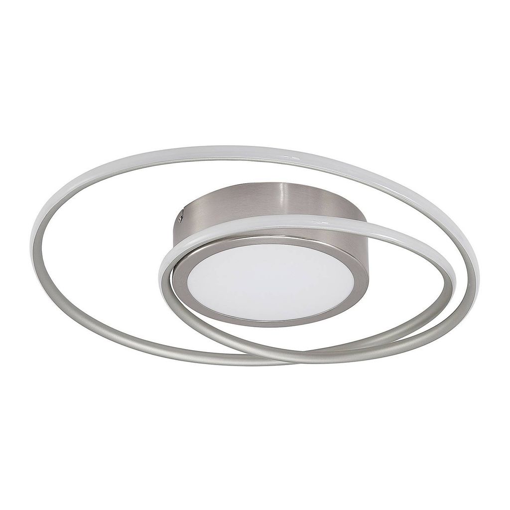 Lindby LED-Deckenlampe Bovia, CCT, Fernbedienung, dimmbar