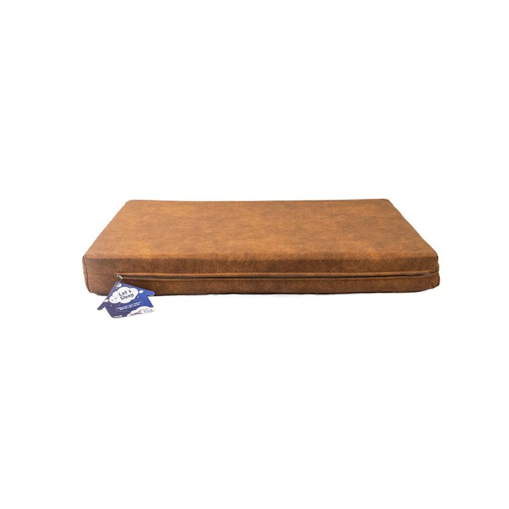 Lets Sleep Mellow Mattress Orthopädisches Hundebett cognac, Größe: M