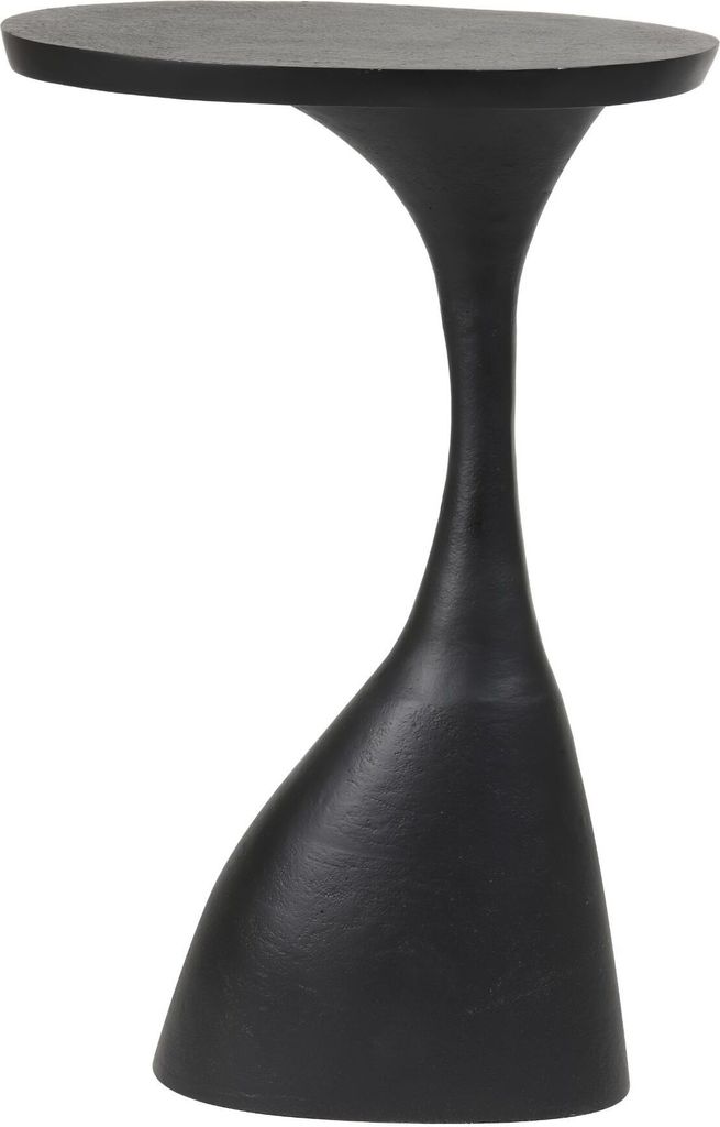 Light & Living Beistelltisch Macau mat schwarz - 40x33x61 cm