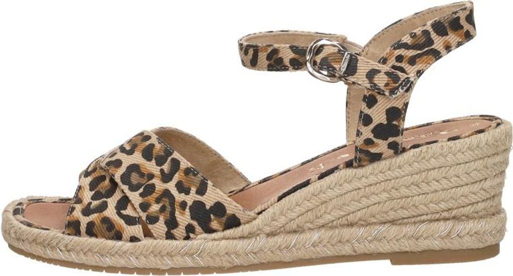 Tamaris Sandalen Touwzool Sandalen Touwzool - Beige - Maat 40