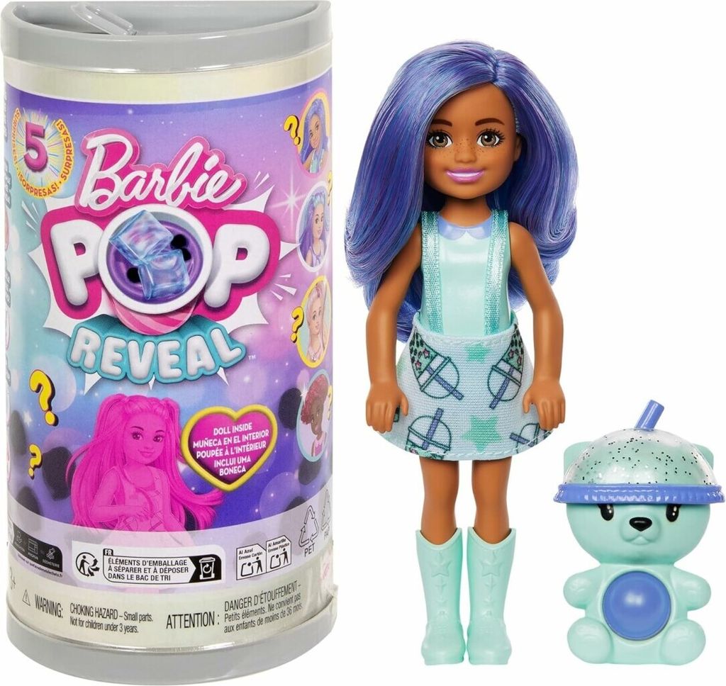 Mattel Barbie Chelsea Pop! Reveal Boba Serie