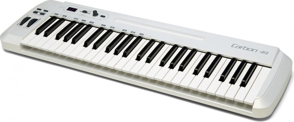 Samson Carbon 49 USB-MIDI-Keyboard mit iPad-Halter