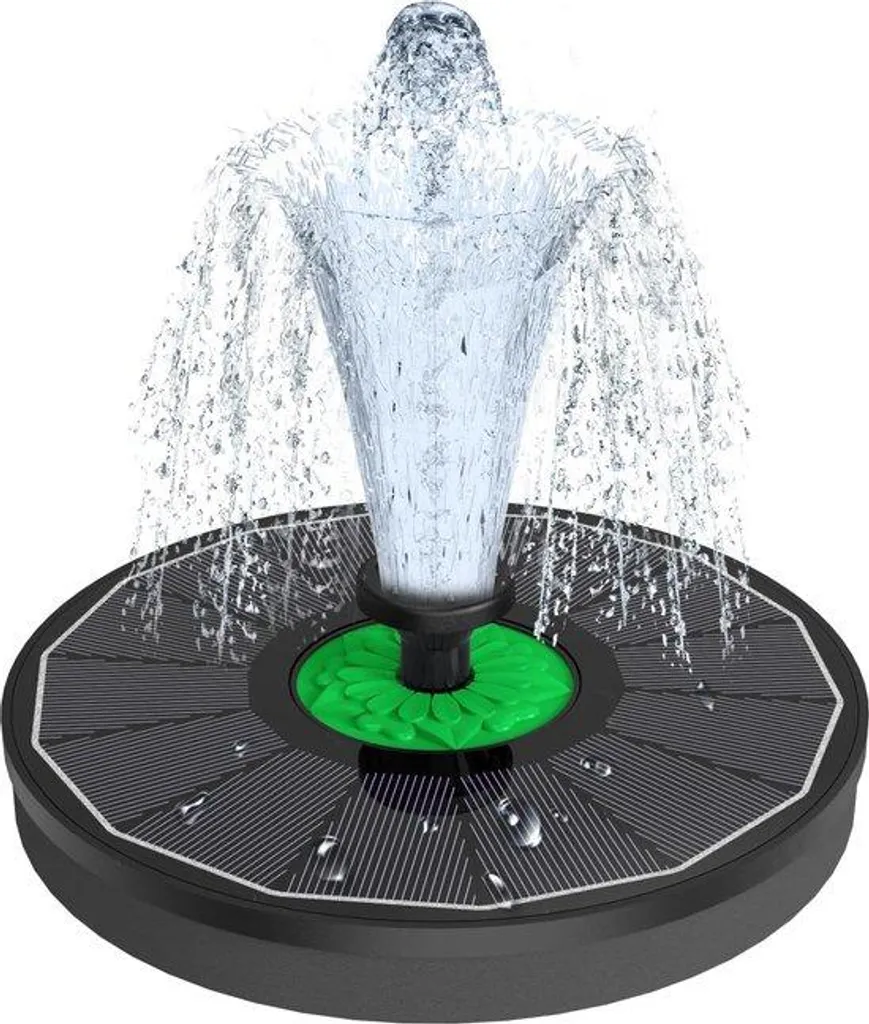 Cascade solaire pour bassin de jardin - Kit complet fontaine décorative