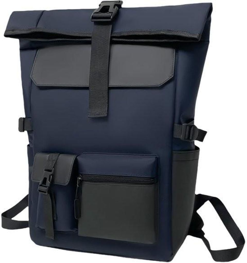 Mapille Rolltop-Rucksack, wasserdicht, großer Rolltop-Rucksack für Damen und Herren, Rollrucksack für Herren mit 17,3-Zoll-Laptopfach, Reiseruck...