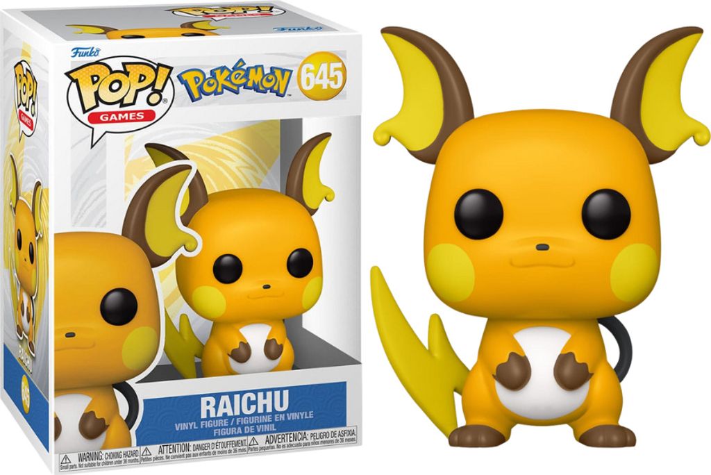 Pokemon POP! Games Vinyl Figur Raichu (EMEA) 9 cm Produktbild 9