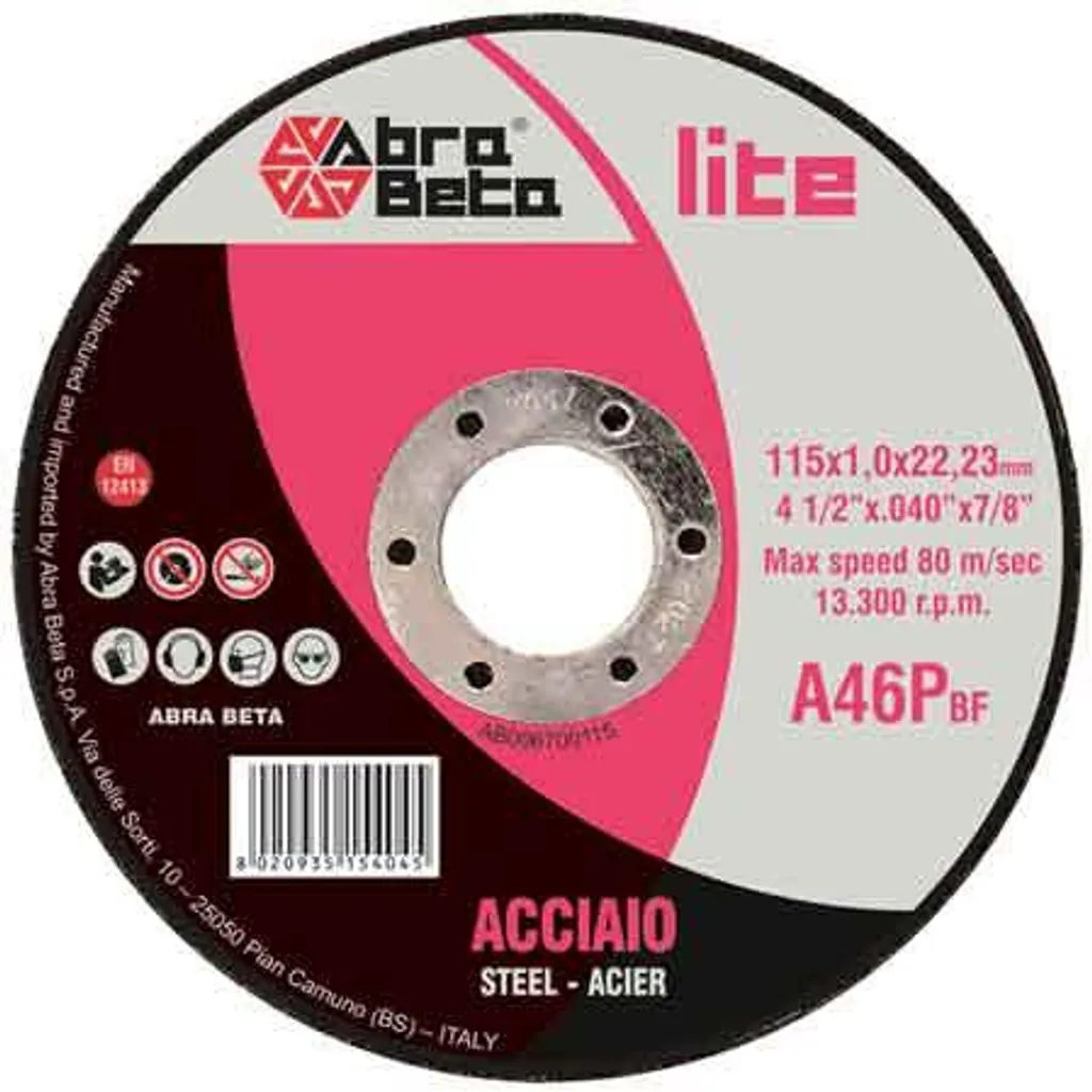 Disque de tronçonnage ABRA BETA 230mm haute précision pour fer fin