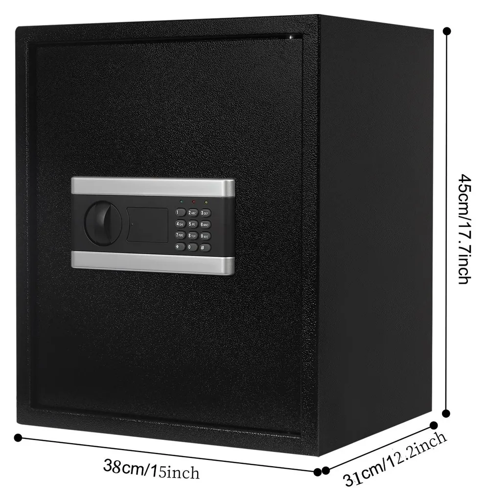 Armoire de sécurité pour documents et bijoux avec serrure digitale