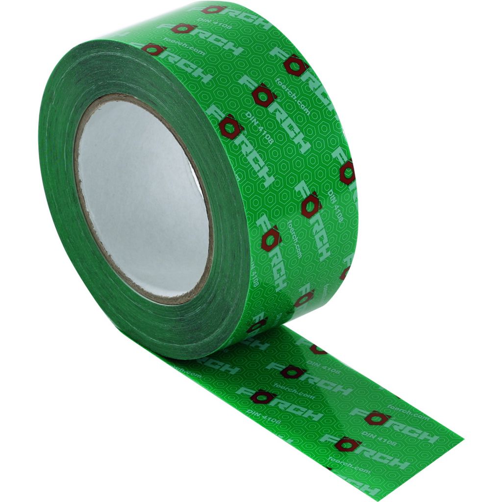 Nastro adesivo verde FÖRCH | RO(25M)SYSTEMKLEB.GRÜN    60MM Immagine del prodotto 