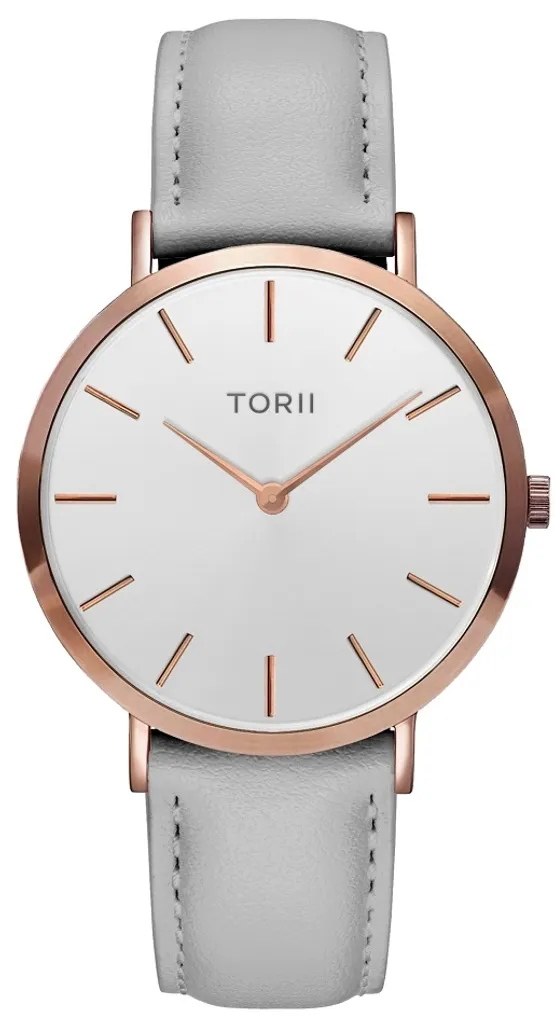 Montre TORII Grise R38LL.WR - Boîtier Acier et Cadran Minimaliste 38mm