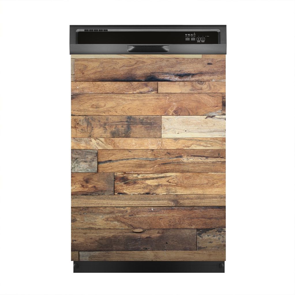 Magnete Dekorative 60x80 cm Küche Magnetmatte Spülmaschine - Dunkle Holz