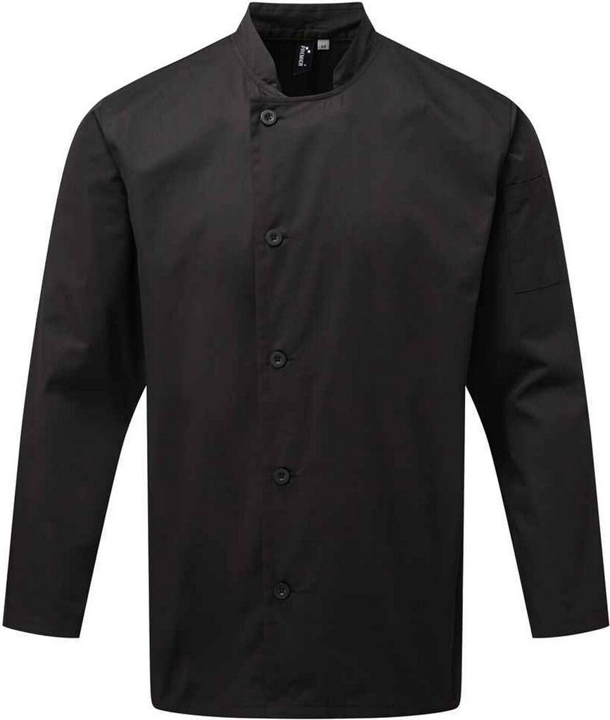 Premier - "Essential" Kochjacke für Herren PC4136 (L) (Schwarz)