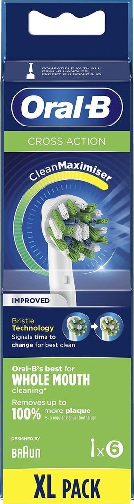 Oral-B Aufsteckbürsten CrossAction EB50 6er Pack Produktbild 