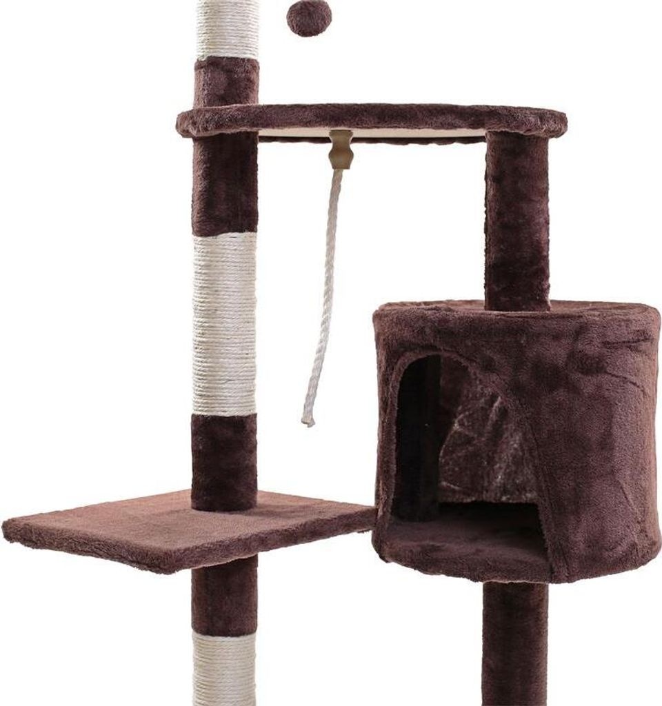 Kratzbaum Katzenbaum Katzenkratzbaum 112 cm Kletterbaum Produktbild 9