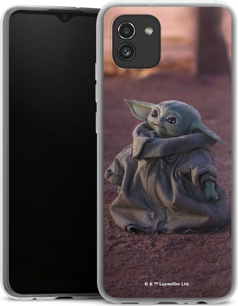 DeinDesign Handyhülle für Samsung Galaxy A03 Silikon Hülle Case Smartphone Schutzhülle Star Wars Baby Yoda The Child