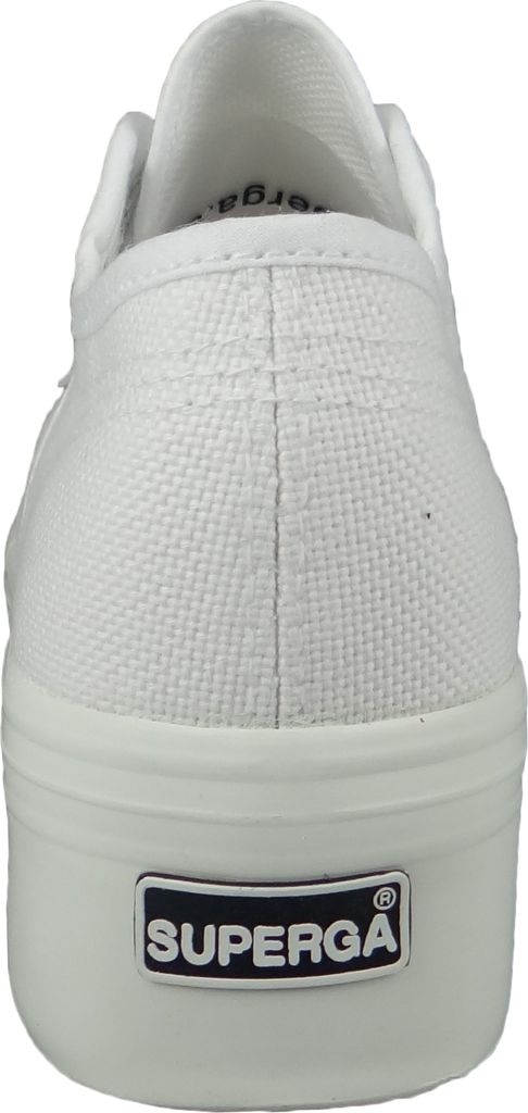 Superga 2790 Cotu Frauen Schnürung Segeltuch Plattform Produktbild 8