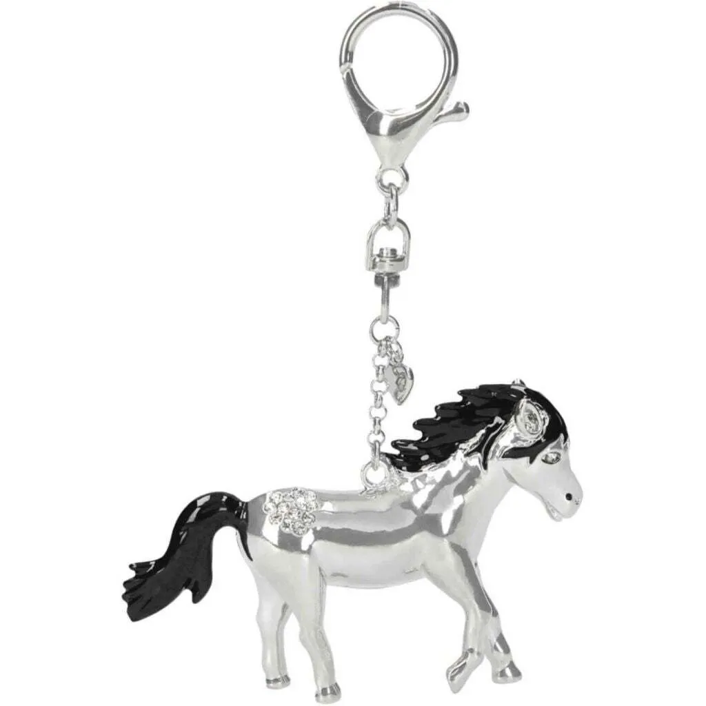Porte-clés pour Passionnés d'Équitation Horses Dreams Argent - Idée Cadeau